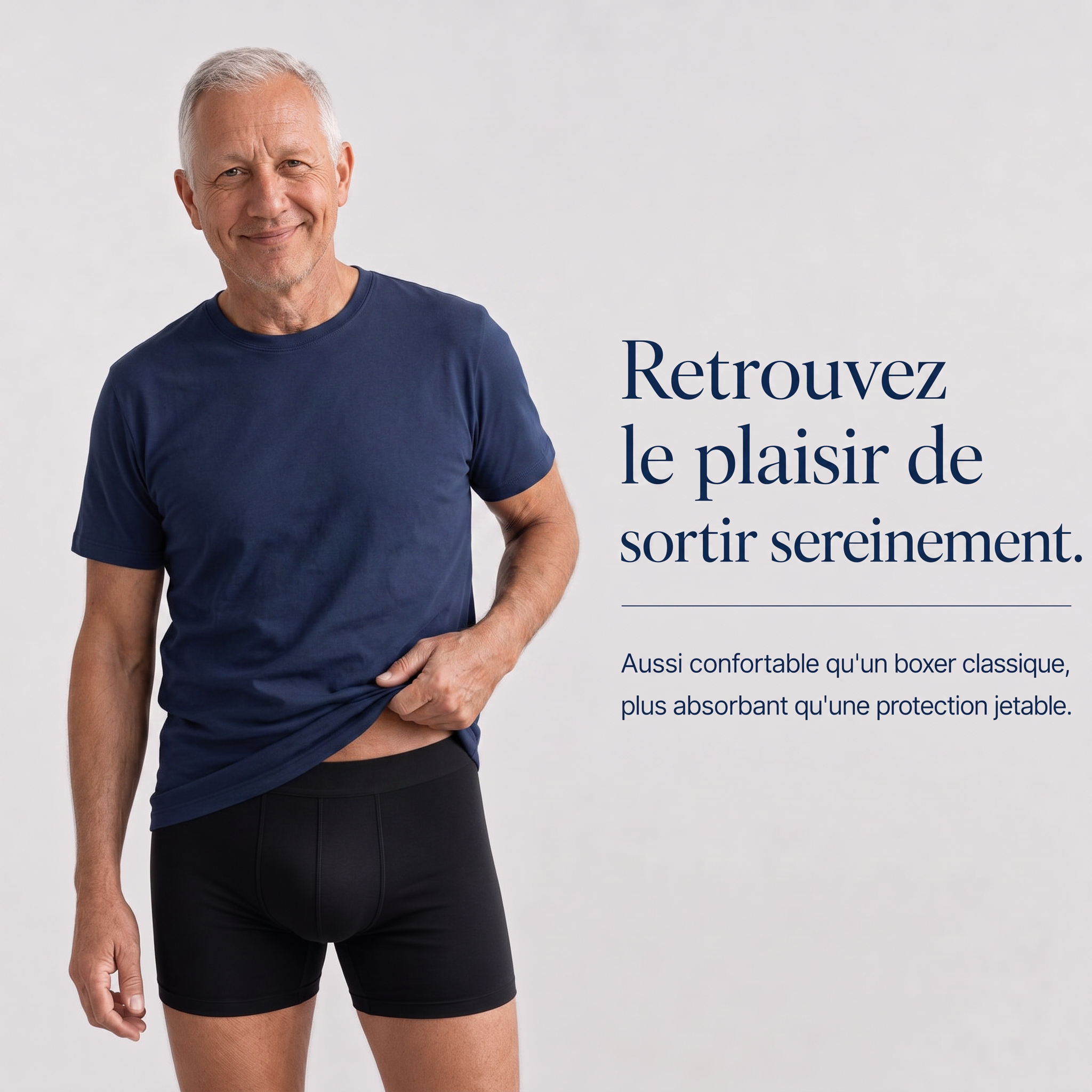 Boxer ultra-absorbant pour homme